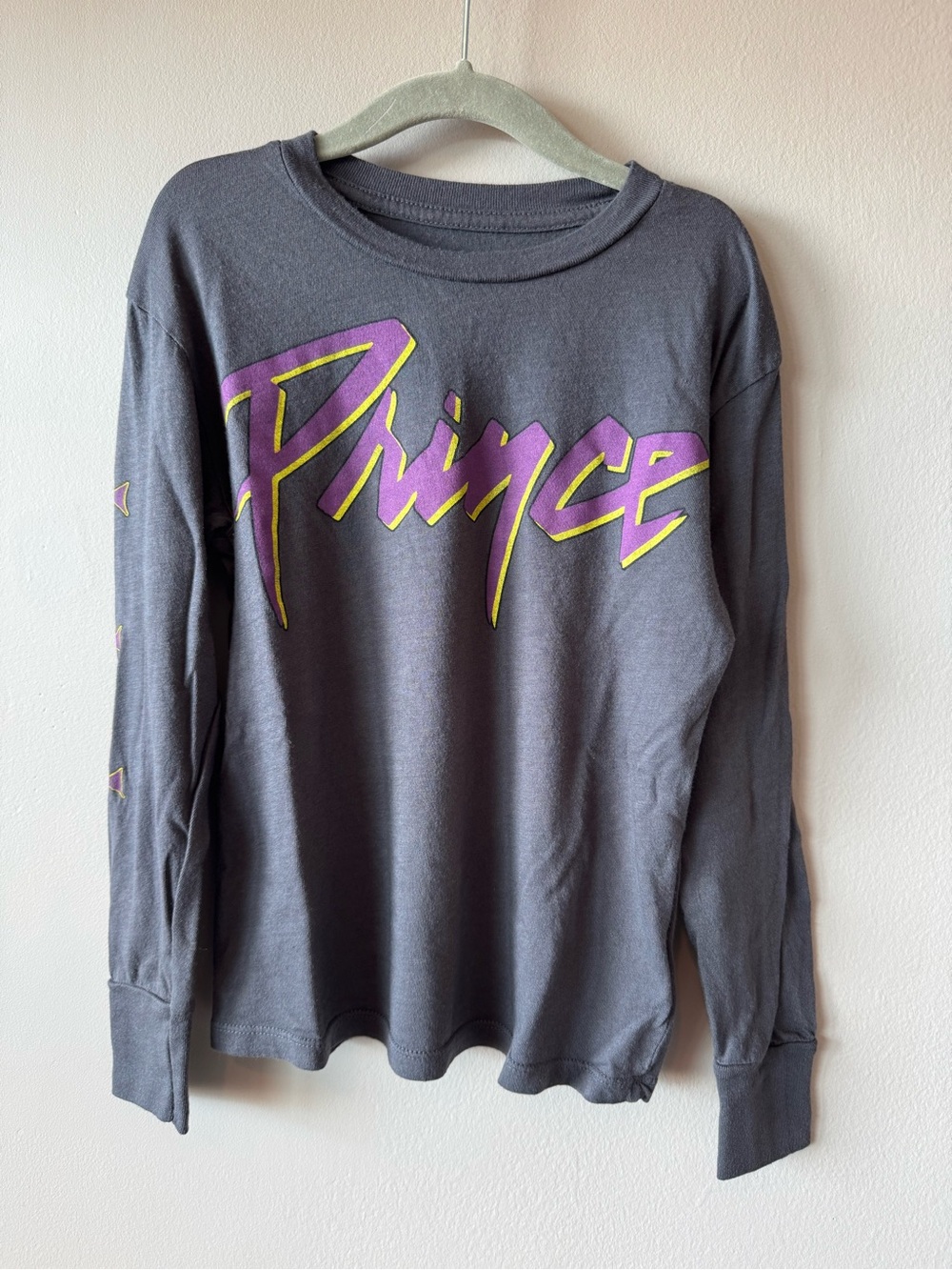 Rowdy Sprout‎ X Prince Kids Cotton Soft Long Sleeve Logo Spellout Shirt Size 2T